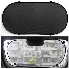 Resim Arka Cam Vantuzlu Oto Güneşlik Perde 50x100cm Çok Renkli 
