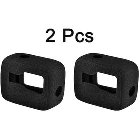 Resim E2013-2-gopro Hero 8 Için Windslayer Siyah Cam Rüzgar Köpük Kapak Rüzgar Gürültü Azaltma Rüzgar Geçirmez Kılıf Go Pro 8 Kamera Aksesuarları 