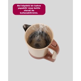 Resim Pileli Store Pilelistore Kettle Özellikli Türk Kahvesi Makinesi Taşınabilir Mini Tasarım 