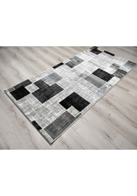 Resim Tuğra Milano 1451 Siyah Halı Yolluk 100X200 Cm 