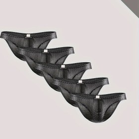 Resim 5'li Paket Erkek Ultra İnce Nefes Alabilir Yazlık Boxer Külot - Orta Esneklikte Düz Renk İç Çamaşırı, Şeffaf Olmayan & Sadece Elde Yıkama, Günlük Konfor için Minimalist Tasarım, Boxer Şortlar 