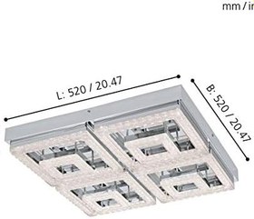 Resim Eglo 95661 Fradelo Tavan Armatürü 