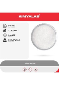 Resim Kimyalab Silver Nitrate Extra Pure Agno3 50 G 