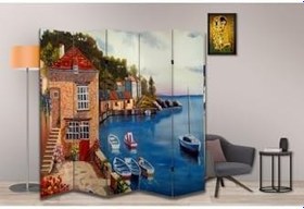 Resim Manzara Temalı Özel Tasarım Paravan Room Divider PRV1091, 180 x 180 