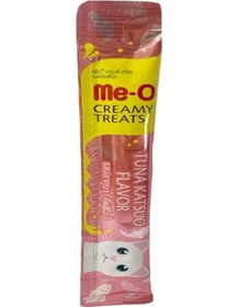 Resim Me-O Ton Balıklı ve Katsuo Likit Kedi Ödül Maması 15 G 