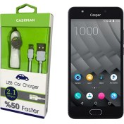 Resim Case Man Casper Via M2 Araç Şarj Cihazı Adaptör + Data Kablosu Hızlı Şarj Özellikli 