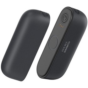 Resim Jf308 2'si 1 Arada Bölünebilir Mini Taşınabilir Kış Elektrikli El Isıtıcı Güç Bankası - Siyah 