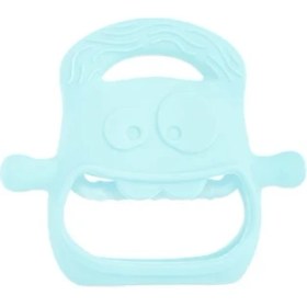Resim Mavi Bebek Silikon Diş Kaşıyıcı 