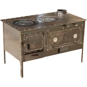 Resim Altaş ALTAŞ KALIN TABZON Kuzine SOBA 3 MM ÇOK AMAÇLI BAHÇE TİPİ KUZİNE SOBA ÖZEL EL YAPIMI SOBA 
