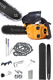 Resim ASSUR 25cc Mini Benzinli Testere Ağaç Odun Dal Budama Ve Kesme Testeresi Hızar Motoru 