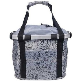 Resim Ganzhoushop Yurt Sepeti Sepet, Ön L Katlanabilir Gri Dışından Çanta Boyut: Bisiklet Alüminyum Alaşım A Ld A 