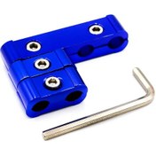 Resim Araba Modifiye Buji Teli Ayırıcı Kelepçe Kiti Ateşleme Teli Üçlü Paket Sabit Tel Kelepçesi Mavi 1437 