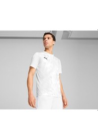 Resim Puma Teamultimate Jersey Erkek Futbol Maç Forması 70628004 Beyaz Beyaz 