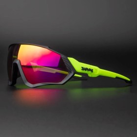 Resim Schulzz Kapvoe Wind Değişebilir 5 Lens Mtb Polarize Bisiklet Spor Dağ Kayak Gözlüğü 
