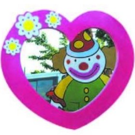 Resim KALP FİGÜRLÜ LAVABO AYNASI (50X45 CM) 