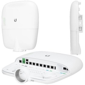 Resim UBIQUITI (UBNT) Ubnt (ep-r8) 8 Port 10/100/1000 600mhz 2xsfp Poe Outdoor Router 