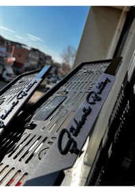 Resim Kişiye Özel El Yazılı Mat Pleksi Plakalık 