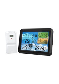 Resim Geeksen Wifi Hava İstasyonu - Akıllı Telefon Kontrollü İç/dış Sıcaklık Ölçer, Nem Ve Uv Göstergeli 112 Karakter 