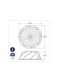 Resim Nordicware Heritage Kek Kalıbı - 6 Cup 