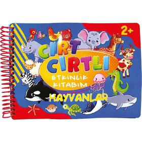 Resim Cırt Cırtlı Etkinlik Kitabı Hayvanlar 