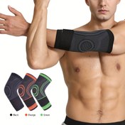 Resim Elbise Destek Kolu için Açık Hava Sporları, Bisiklet, Basketbol - Sıkıştırma Fitness Kolu, Unisex, Üç Renk Seçeneği, XL Boyutlu, Dar Uyumlu Kol Kılıfı, Siyah 