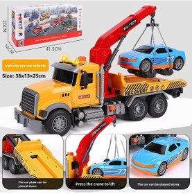 Resim Springsun Küçük Mühendisler İçin 55 Parça Gerçekçi Kurtarma Vinçli Büyük Boy Oyun Araçları - Dayanıklı Materyal İle Eğitici Oyun Deneyimi Kurtarma Kranı 55p 