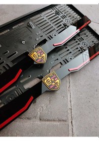 Resim Plakalık Lazer Kesim Pleksi 2 Adet Porsche Ki Şi Ye Özel Plakalik İ Si Me Özel Plakalik 