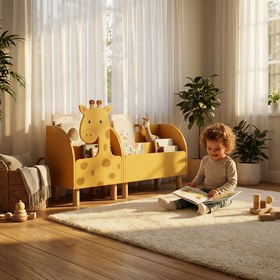 Resim Montessori 2'li Large Zürafa Kitaplık Seti 