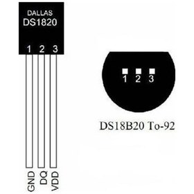 Resim DS18B20 Sıcaklık Sensörü 
