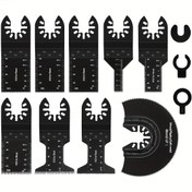 Resim 9 Adet Titreşimli Alet Bıçakları Profesyonel Evrensel Titreşimli Testere Bıçakları Ahşap Multitool Bıçakları Dewalt, Milwaukee, Ryobi, Rockwell, Bosch ile Uyumlu - Metal Malzeme, Elektrik Gerektirmez, Batarya Dahil Değil 