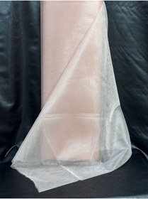 Resim GÜRLEK TEKSTİL Pudra Kristal Tül Araba Süs, Bohça Süs, Nişan Bohça Süs, Kapı Süsü Tülü, Doğum Günü Tülü 100x300cm, 