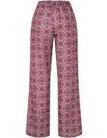 Resim Pembe Desenli Beli Büzgülü Pantolon - S/36 