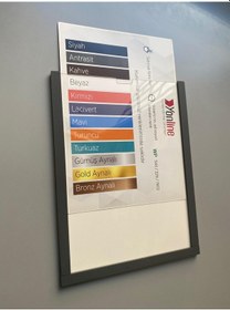 Resim 2 Adet A4 Antrasit Belge Sertifika Çerçevesi Föylük 