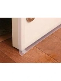 Resim 3 Metre Cam Balkon Pencere Kapı Altı Yapışkanlı Rüzgar Önleyici Rüzgar Kesici Şerit Bant Toz Lastiği 