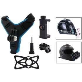 Resim Prosev Kask Kamera Çene Tutucu Tüm Kameralar İle Uyumlu 