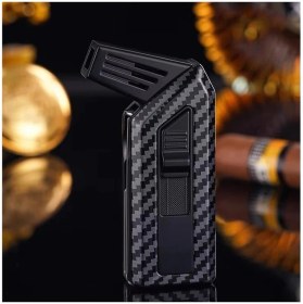 Resim Flabox Aletli Pipo Çakmağı Desenli Siyah 