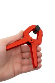 Resim Badem10 Yaylı Kıskaç Mandal El Tip İşkence Kırmızı Klips Hobi 50 mm 2 inç 2 ADET 