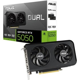 Resim Asus Dual Geforce RTX5050 Oc Edition DUAL-RTX5050-O8G-NVIDIA 8gb Gddr6 Dlss 4 128 Bit Ekran Kartı 