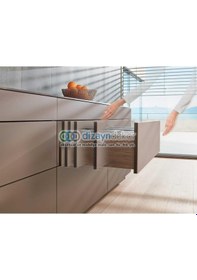 Resim 760h5500m Blum Movento Tip-on Blumotion Frenli-basaç Çekmece Rayı 55 Cm 