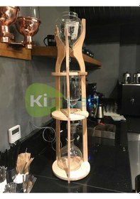 Resim Cold Brew Soğuk Demleme Ahşap Standlı 