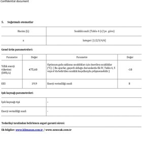 Resim Şenocak D-513 Dual 500LT Dondurucu+Soğutucu Difriz 