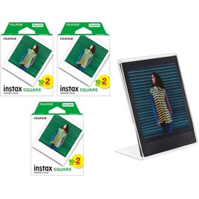 Resim Instax Kare-Square 60'lı Film ve Pleksi Çerçeve 