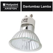 Resim Hotpoint Ariston Uyumlu Aspiratör Davlumbaz 50W Halojen Lamba / Ampul - 