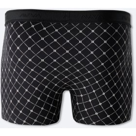 Resim AVVA Erkek Siyah Desenli Pamuklu Tekli Regular Fit Boxer A51Y9506 