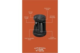 Resim Grundig Grundıg Tkm 1541 B Tkm 1551 S Türk Kahvesi ve Közde Kahve Makinesi 