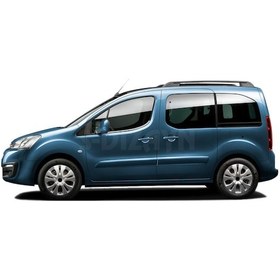 Resim S-Dizayn Citroen Berlingo Krom Cam Çıtası 2 Prç 2008-2018 