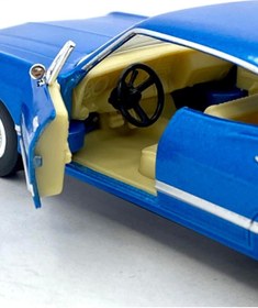 Resim Kinsmart 1:43 1967 Mavi Chevrolet Impala Çek Birak Metal Araba 