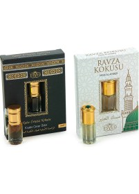 Resim Hac ve Umre Kokuları 2 Li Set: Kabe Örtüsü ve Ravza Kokusu ve Esansı 