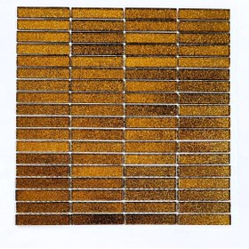 Resim MozaiKristaL Mutfak Tezgah Arası Ve Iç Dekorasyon Için 15x73x4 Mm Kristal Mozaik. ( 1 Koli = 1 M2 Fiyatıdır ) 