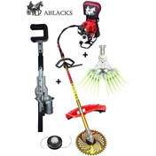 Resim Profesyonel Sırt Tırpan + Tırnaklı Silkeleme + Ağaç Silkeleme Aparatı 